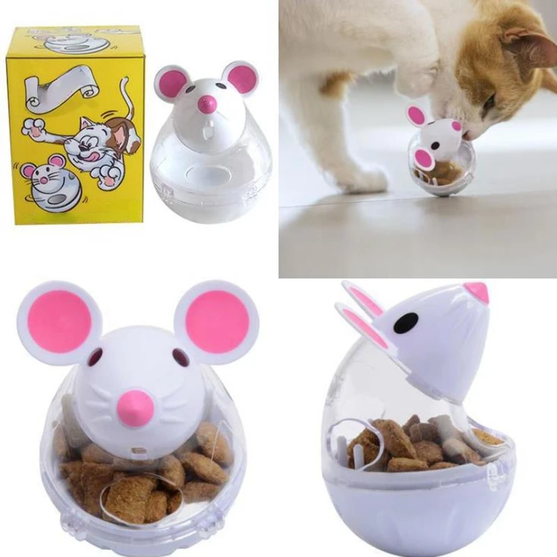 Pet Cat Fun Tumbler Feeder Toy Mouse Leaking Food Balls Pet Educational Toys Pet Leakage Device Funny Cat Interactive Toy
Pet Cat Fun Tumbler Feeder Toy Mouse Leaking Food Balls Pet Educational Toys Pet Leakage Device Funny Cat Interactive Toy