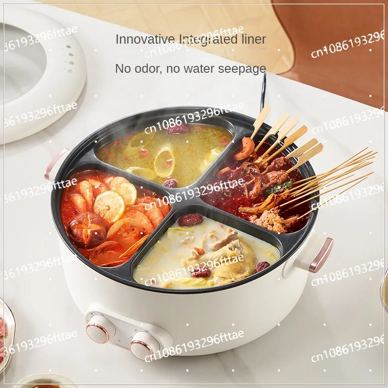 Мультиварка Hotpot 220 В, электрическая горячая кастрюля с 4 вкусами, 6 л, бытовая многофункциональная машина для приготовления пищи
Мультиварка Hotpot 220 В, электрическая горячая кастрюля с 4 вкусами, 6 л, бытовая многофункциональная машина для приготовления пищи