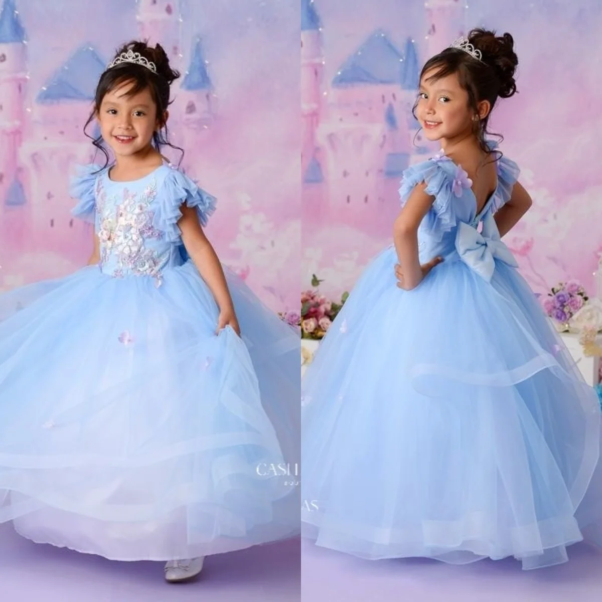 Princess Blue Flower Girl Dresses Ball Gown Little Baby Toddle Girl Christmas Pageant Birthday Ball Gowns Christening Dress
Princess Blue Flower Girl Dresses Ball Gown Little Baby Toddle Girl Christmas Pageant Birthday Ball Gowns Christening Dress