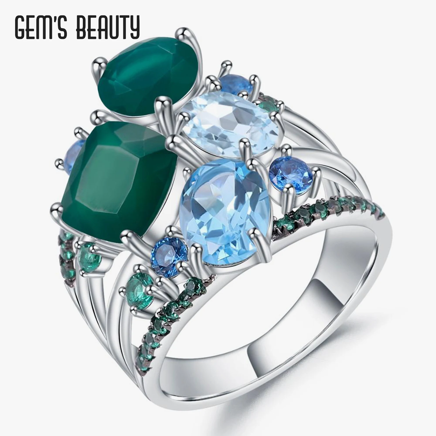 GEM'S BEAUTY Luxury Ring For Women Vintage Gemstone Rings 925 Sterling Silver Fine Jewelry Accessories Party 2022 New Trendy
GEM'S BEAUTY Luxury Ring For Women Vintage Gemstone Rings 925 Sterling Silver Fine Jewelry Accessories Party 2022 New Trendy