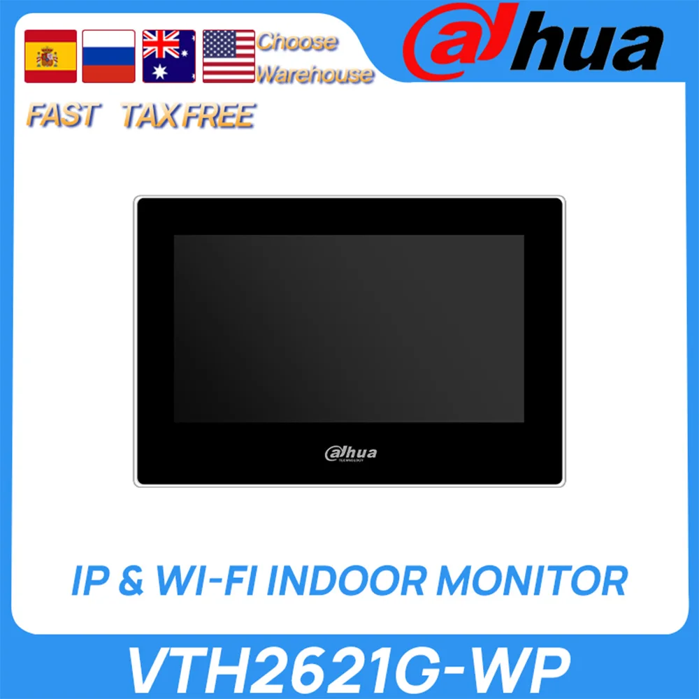 Dahua Original VTH2621G-WP 7 "TFT сенсорный экран IP внутренний монитор PoE защита безопасности дверная станция IPC монитор двустороннее аудио
Dahua Original VTH2621G-WP 7 "TFT сенсорный экран IP внутренний монитор PoE защита безопасности дверная станция IPC монитор двустороннее аудио