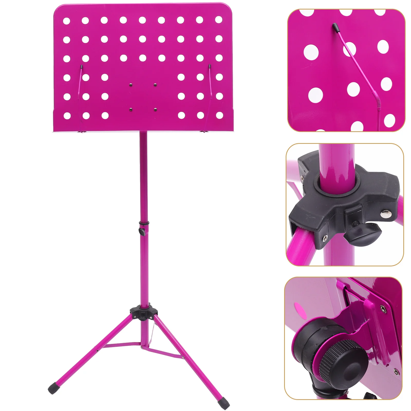 Aluminum Alloy Music Sheet Tripod Stand Foldable Telescopic Music Stand Holder for Guitar Violin Saxophone (Random Color)
Aluminum Alloy Music Sheet Tripod Stand Foldable Telescopic Music Stand Holder for Guitar Violin Saxophone (Random Color)