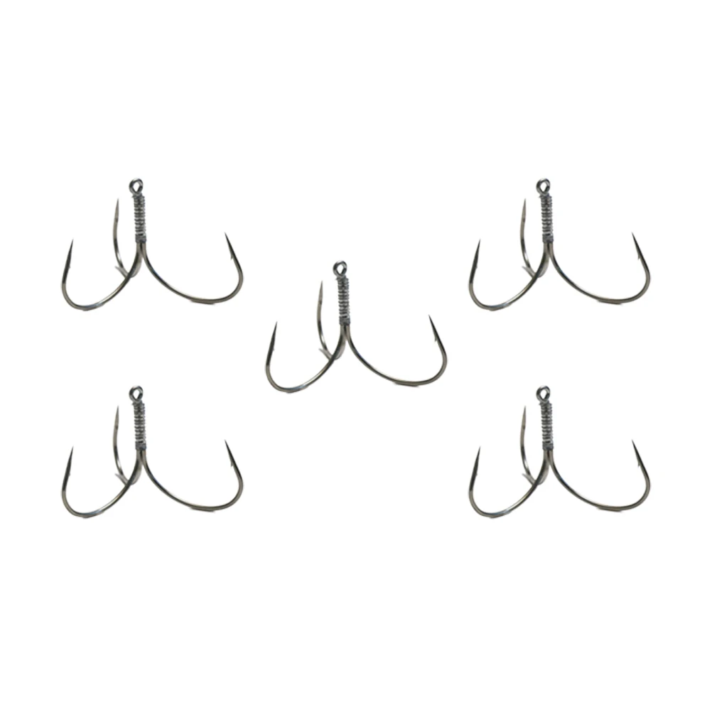 5pcs Fishing Hooks Treble Hangers Three Claw Barb Professional Unique Design High Strength Corrosion Resistance Freshwater
5pcs Fishing Hooks Treble Hangers Three Claw Barb Professional Unique Design High Strength Corrosion Resistance Freshwater