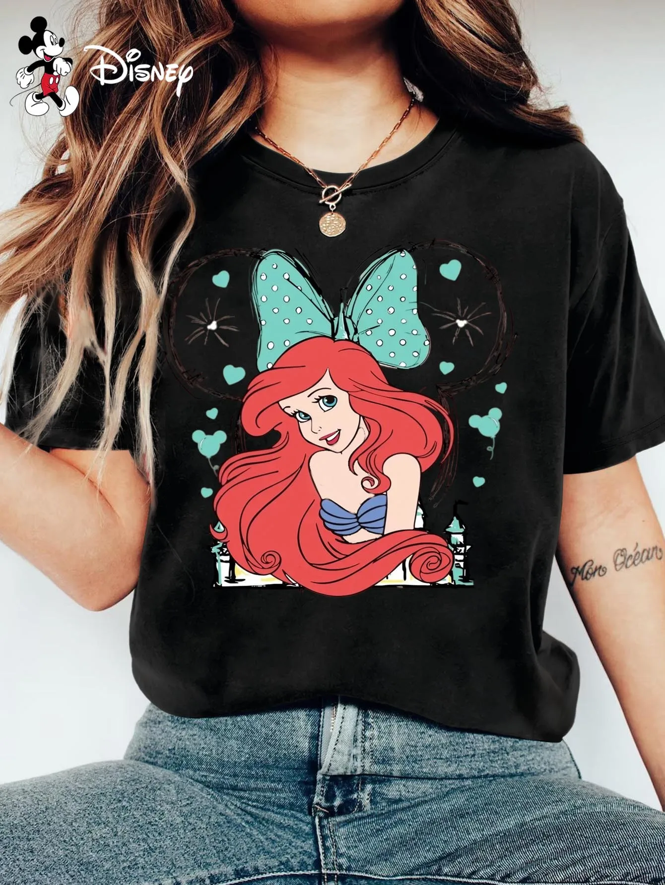 2025 Disney Pattern Printed Women's Casual Comfortable Unique Smiling Face Black Round Neck Short Sleeve T-shirt
2025 Disney Pattern Printed Women's Casual Comfortable Unique Smiling Face Black Round Neck Short Sleeve T-shirt