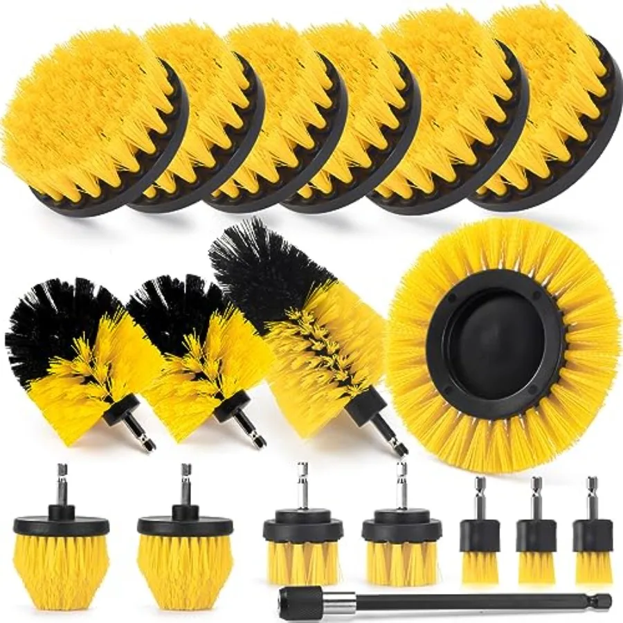 18 Pack Drill Brush Attachment Set, Power Cleaning Scrub Brushes for Drill, Extend Long Attachment, All Purpose for Car Detaili
18 Pack Drill Brush Attachment Set, Power Cleaning Scrub Brushes for Drill, Extend Long Attachment, All Purpose for Car Detaili