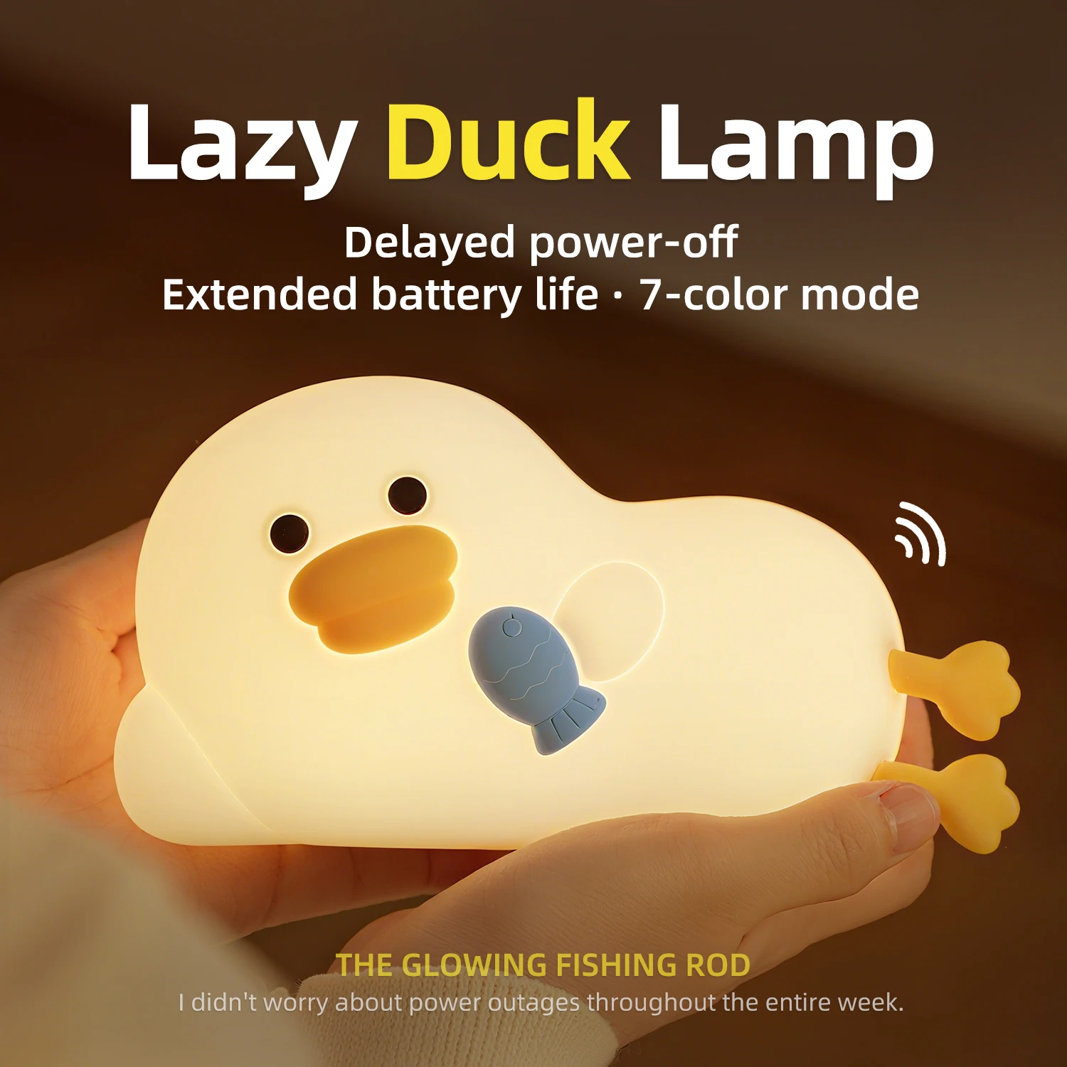Baby Sleep Soothing Nightlight Kids Bedroom Decor Grade Silicone Cute Duck Silicone LED Bedhead Sleep Night Light Creative Gift
Baby Sleep Soothing Nightlight Kids Bedroom Decor Grade Silicone Cute Duck Silicone LED Bedhead Sleep Night Light Creative Gift