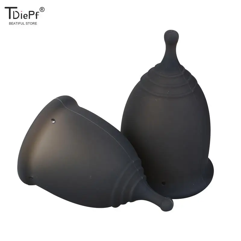 Reusable Silicone Cup Black Menstrual Medical Lady Cup Collector Menstrual Black Color Menstrual Cup For Women Feminine Hygiene
Reusable Silicone Cup Black Menstrual Medical Lady Cup Collector Menstrual Black Color Menstrual Cup For Women Feminine Hygiene