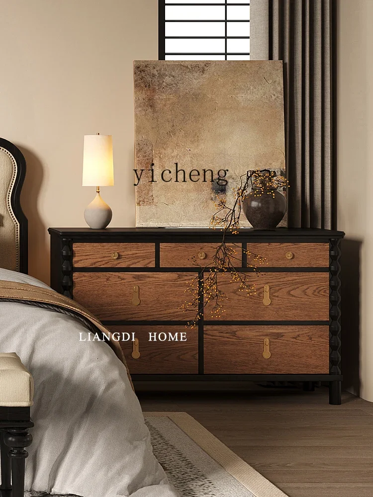Solid Wood Dressing Cabinet Bedroom Bucket Storage Cabinet Locker Living Room Side Cabinet
Solid Wood Dressing Cabinet Bedroom Bucket Storage Cabinet Locker Living Room Side Cabinet