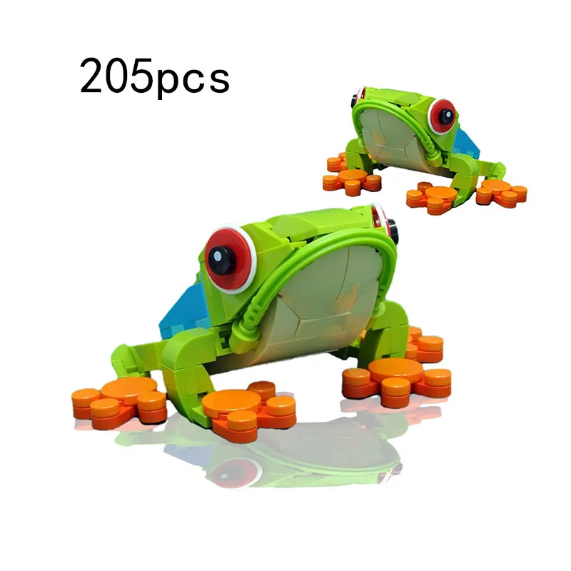 MOC Деревянная лягушка - Строительные блоки из частиц лягушки - Креативная настольная игрушка/подарок для офиса
MOC Деревянная лягушка - Строительные блоки из частиц лягушки - Креативная настольная игрушка/подарок для офиса