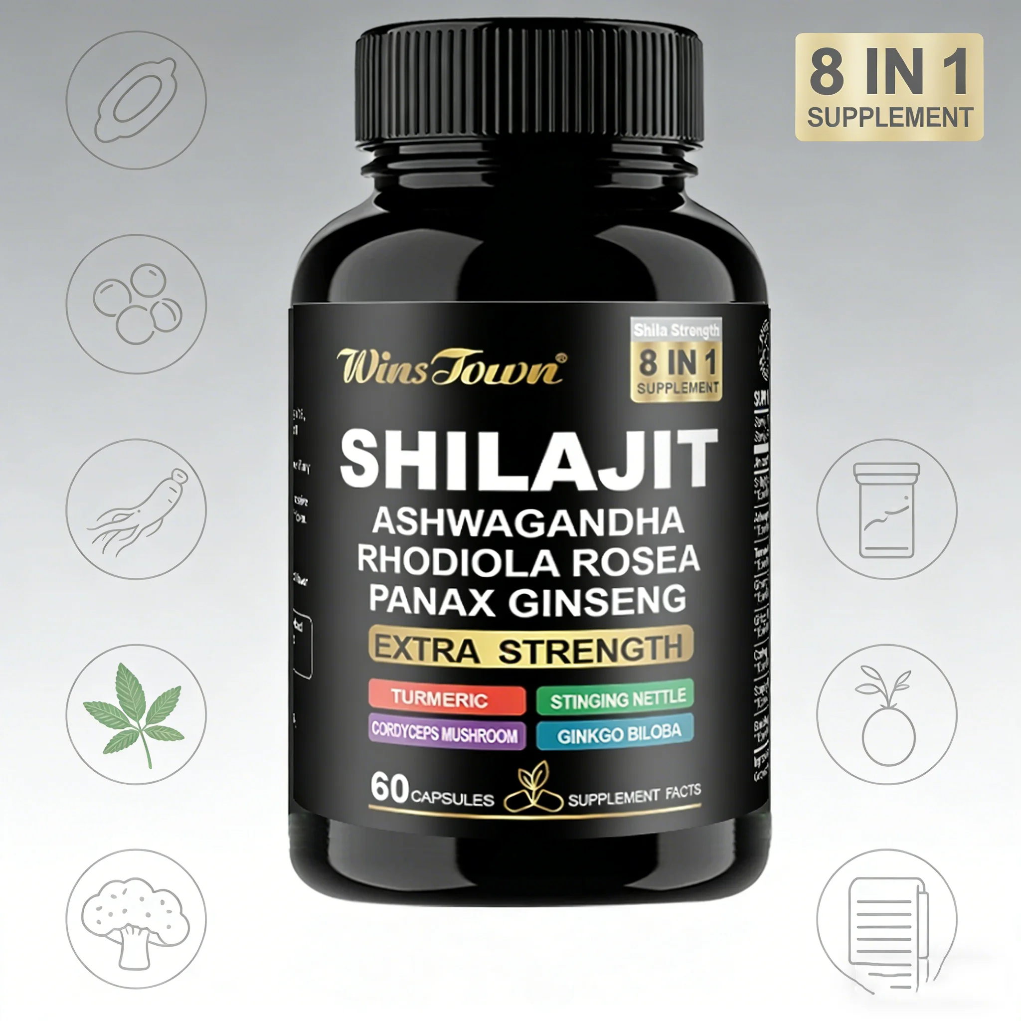 Himalaya Shilajit Capsules Original with Ashwagandha High Trace Minerals for Energy,Muscle Strength&Immunity, Endurance for Men
Himalaya Shilajit Capsules Original with Ashwagandha High Trace Minerals for Energy,Muscle Strength&Immunity, Endurance for Men