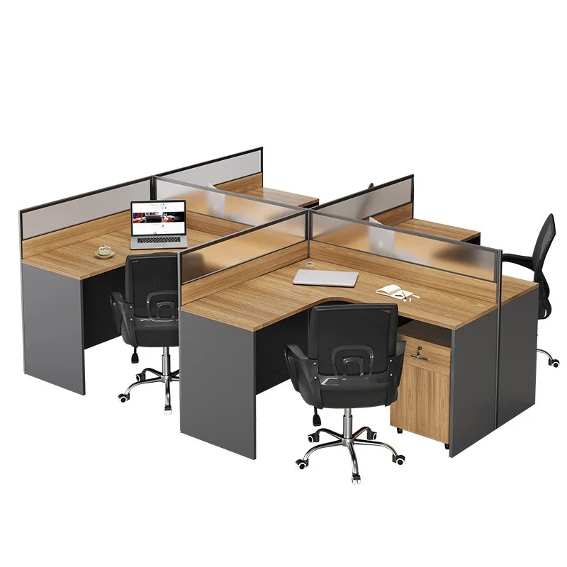 Modern Open Modular Workstation Desk Office Furniture Partition Manager Desk Office Cubicle Workbench