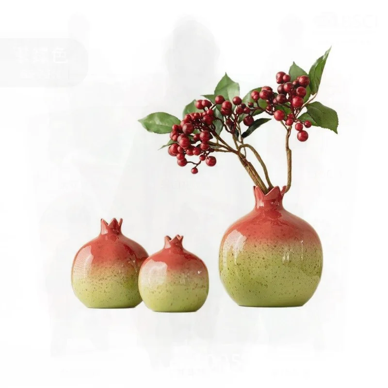 Ceramic Red Vase Ornaments Living Room Flower-arranging Light Luxury High-grade Pomegranate Hydroponic Decoration
Ceramic Red Vase Ornaments Living Room Flower-arranging Light Luxury High-grade Pomegranate Hydroponic Decoration