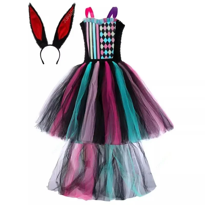 Новинка, высококачественные детские костюмы на день рождения кролика для девочек, детские платья с высоким и низким вырезом, наряды на Рождество, карнавал, яркие юбки
Новинка, высококачественные детские костюмы на день рождения кролика для девочек, детские платья с высоким и низким вырезом, наряды на Рождество, карнавал, яркие юбки