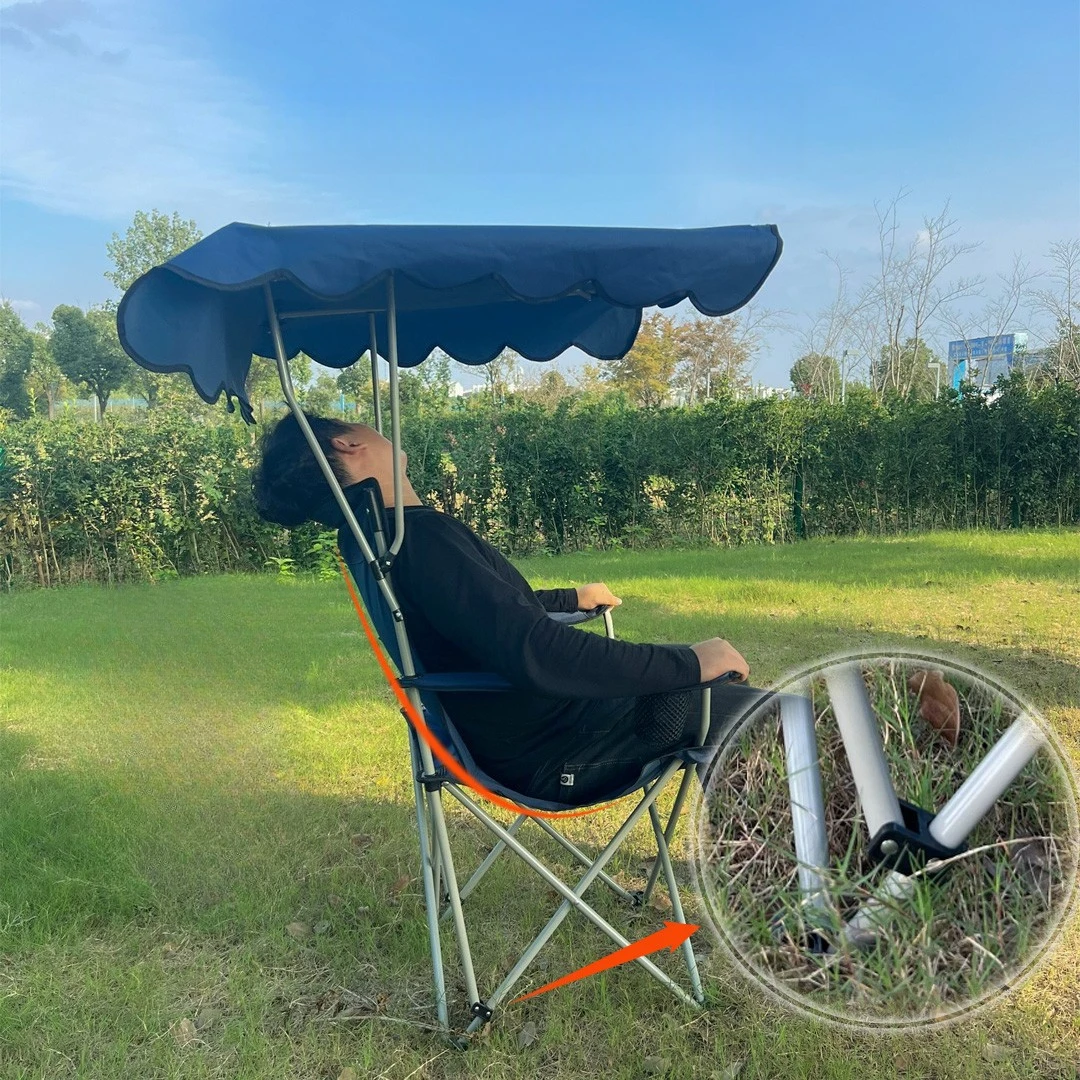 Folding Chair with Canopy Reclining 7-Position Breathable Mesh Heavy Duty 150kg Support Portable Armrest for Camping Fishing
Folding Chair with Canopy Reclining 7-Position Breathable Mesh Heavy Duty 150kg Support Portable Armrest for Camping Fishing