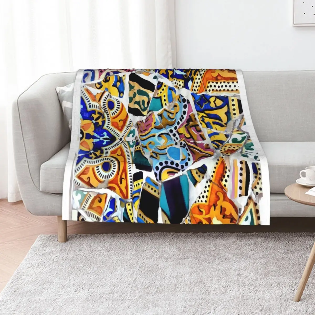 Gaudi Barselona mosaic Throw Blanket Sofas christmas gifts Camping blankets and throws Blankets
Gaudi Barselona mosaic Throw Blanket Sofas christmas gifts Camping blankets and throws Blankets