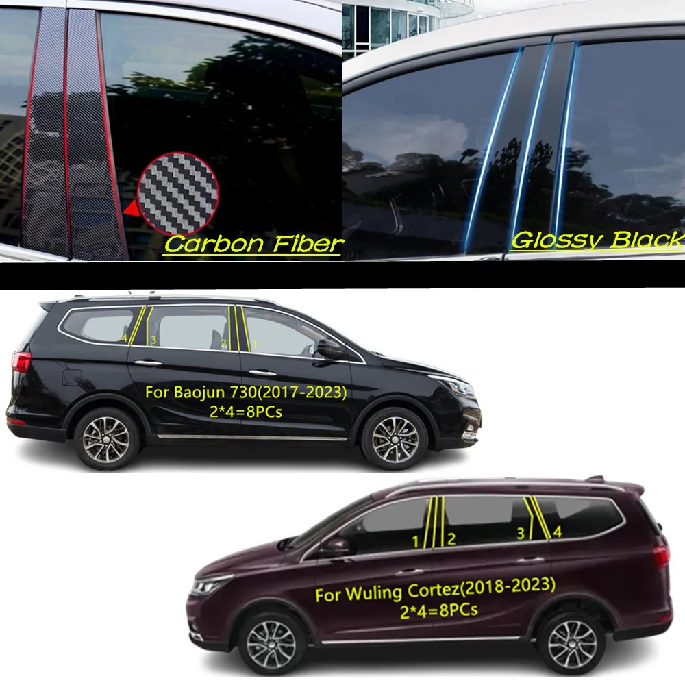Car PC Material Pillar Post Cover Door Trim Window Molding Sticker Accessories For Baojun 730 2017-2023/ Wuling Cortez 2018-2023
Car PC Material Pillar Post Cover Door Trim Window Molding Sticker Accessories For Baojun 730 2017-2023/ Wuling Cortez 2018-2023