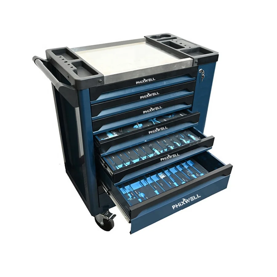 Hot Sale Metal Workshop Garage Trolley Tool Cabinet Chest Cart 7 Drawers With Tool Set Kit Tray Stainless Steel Top
Hot Sale Metal Workshop Garage Trolley Tool Cabinet Chest Cart 7 Drawers With Tool Set Kit Tray Stainless Steel Top