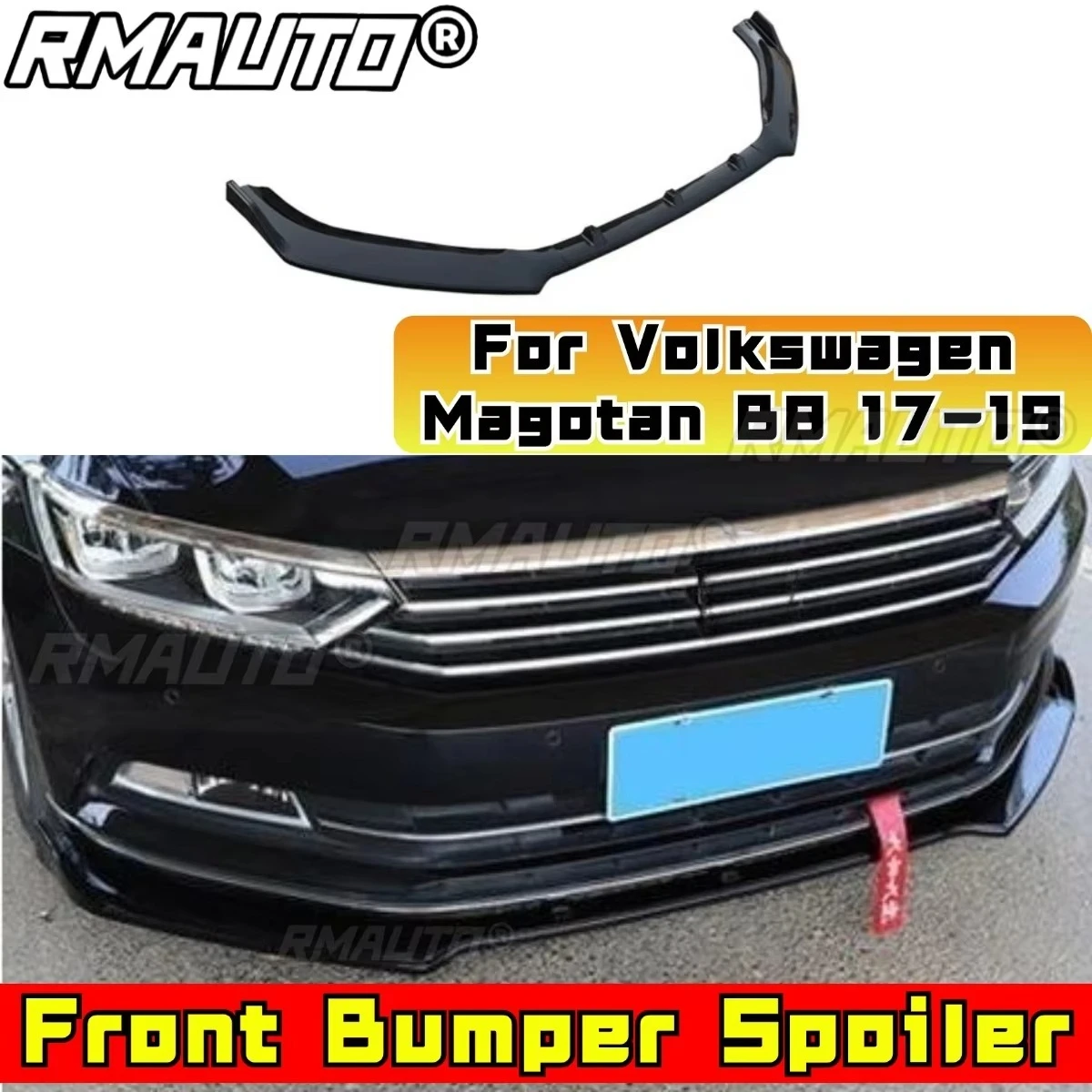 For Volkswagen Magotan B8 2017-2019 Car Front Bumper Lip Splitter Diffuser Body Kit Gloss Black Bumper Lip Modification Part
For Volkswagen Magotan B8 2017-2019 Car Front Bumper Lip Splitter Diffuser Body Kit Gloss Black Bumper Lip Modification Part