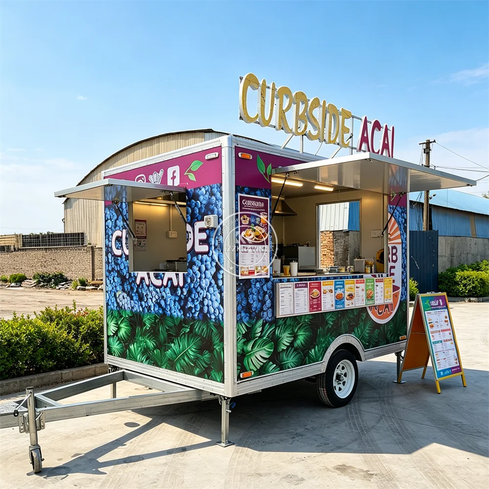 Commercial Mobile Street Food Trailer Concession Truck Hot Dog Pizza Snack Truck Ice Cream Food Trailer
Commercial Mobile Street Food Trailer Concession Truck Hot Dog Pizza Snack Truck Ice Cream Food Trailer