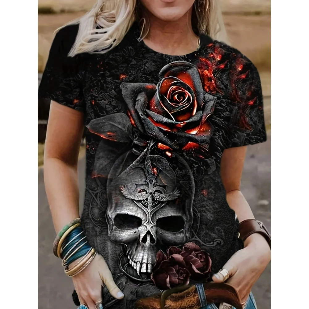 Daily Women's T-Shirt Summer O-Neck T Shirt For Women Fashion Short Sleeve Casual T-Shirt 3d Print Women's Clothing
Daily Women's T-Shirt Summer O-Neck T Shirt For Women Fashion Short Sleeve Casual T-Shirt 3d Print Women's Clothing