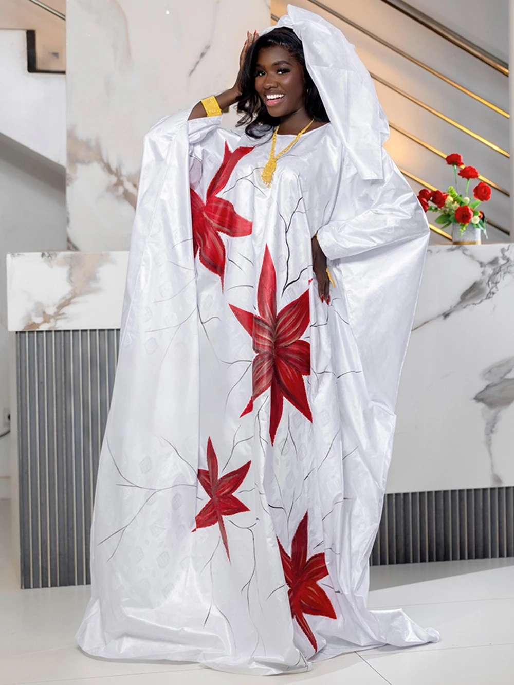 Traditional African Dresses For Women Dashiki Print Bazin Long Dress Plus Size Loose Boubou Birthday Party Evening Gown Clothing
Traditional African Dresses For Women Dashiki Print Bazin Long Dress Plus Size Loose Boubou Birthday Party Evening Gown Clothing