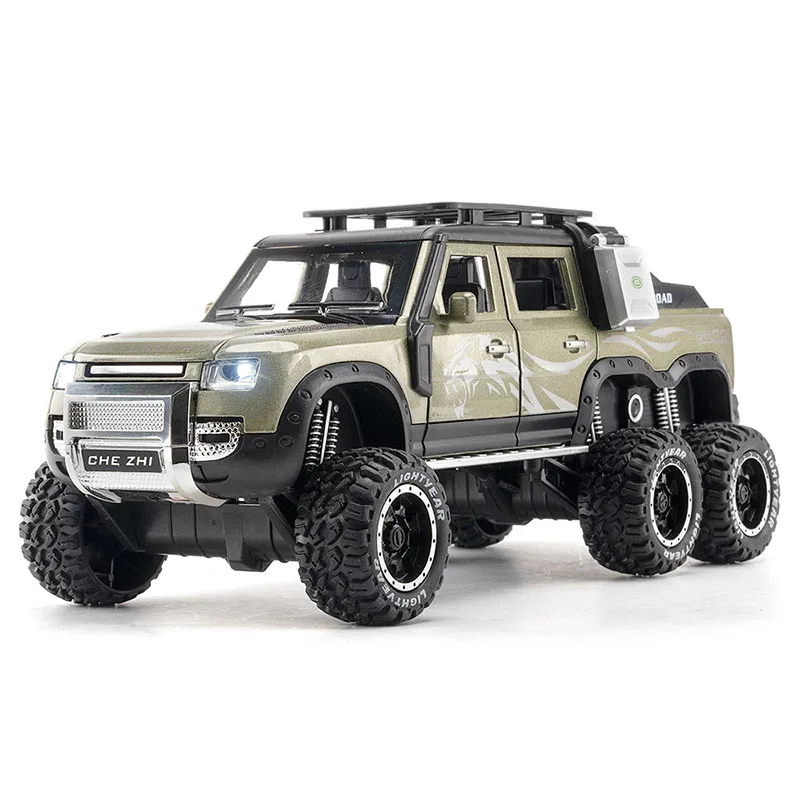 1/24 Alloy Car Model Defender Diecast Metal Toy Off-road Vehicles Model Simulation Sound Light Gifts Collection
1/24 Alloy Car Model Defender Diecast Metal Toy Off-road Vehicles Model Simulation Sound Light Gifts Collection