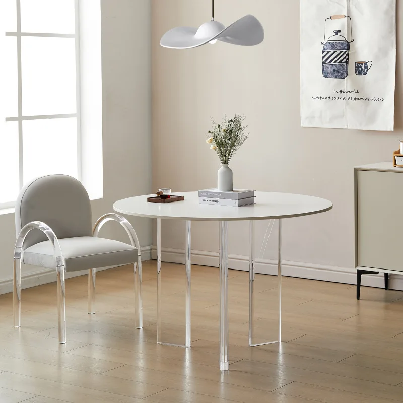 Acrylic slate suspended dining table household small apartment round dining table negotiation table Italian minimalist modern In
Acrylic slate suspended dining table household small apartment round dining table negotiation table Italian minimalist modern In