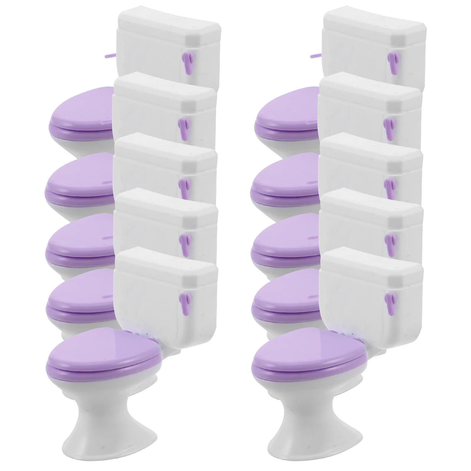 10 Pcs House Mini Toilet Dollhouse Miniature Toy Accessories Plastic Bathroom Furniture
10 Pcs House Mini Toilet Dollhouse Miniature Toy Accessories Plastic Bathroom Furniture