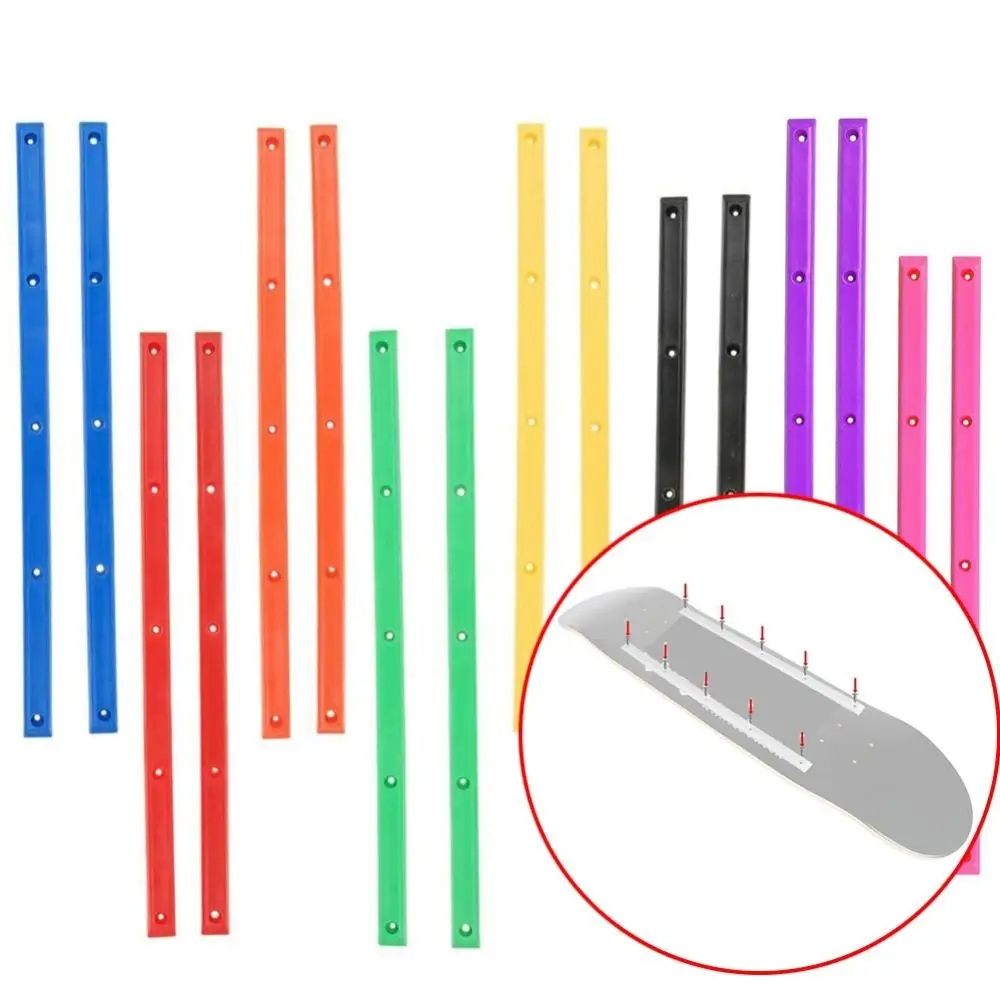 Mounting Screws Skateboard Rails Protection Reduce Friction Skateboard Rib Bones ABS Colorful Skateboard Rail Guards Deck Guards
Mounting Screws Skateboard Rails Protection Reduce Friction Skateboard Rib Bones ABS Colorful Skateboard Rail Guards Deck Guards