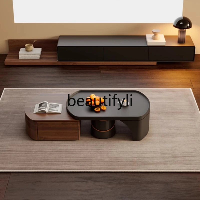 Retractable coffee table simple modern multi-functional table living room home pure solid wood coffee table
Retractable coffee table simple modern multi-functional table living room home pure solid wood coffee table