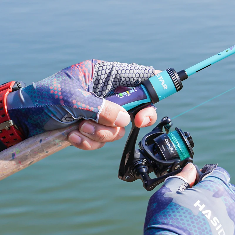 Histar Candy Light Version Parent-child 1.2-1.68M 1or2 Sections Ceramics Guide Solid Tip Cork Handle Fishing Rod & Reel Combo
Histar Candy Light Version Parent-child 1.2-1.68M 1or2 Sections Ceramics Guide Solid Tip Cork Handle Fishing Rod & Reel Combo