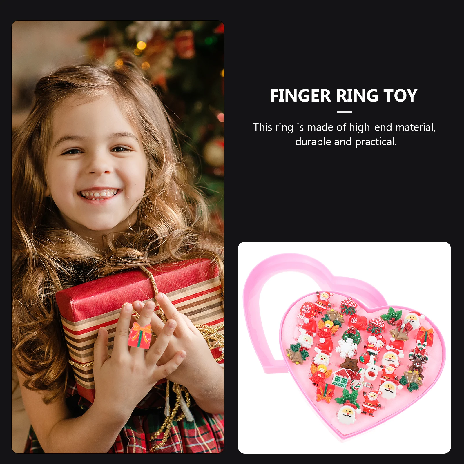 36Pcs Christmas Kids Finger Rings Cartoon Set Party Funny Xmas Theme Finger Props for Children Christmas Party Rings
36Pcs Christmas Kids Finger Rings Cartoon Set Party Funny Xmas Theme Finger Props for Children Christmas Party Rings