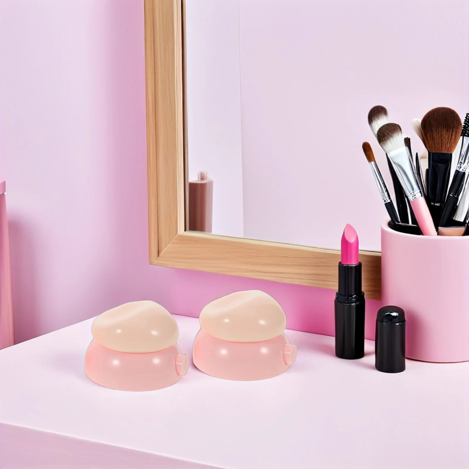 2Pcs Mini Lipstick Storage Box Travel Size Containers for Cream Lip Balm Makeup Portable Refillable Empty Lipstick Case
2Pcs Mini Lipstick Storage Box Travel Size Containers for Cream Lip Balm Makeup Portable Refillable Empty Lipstick Case