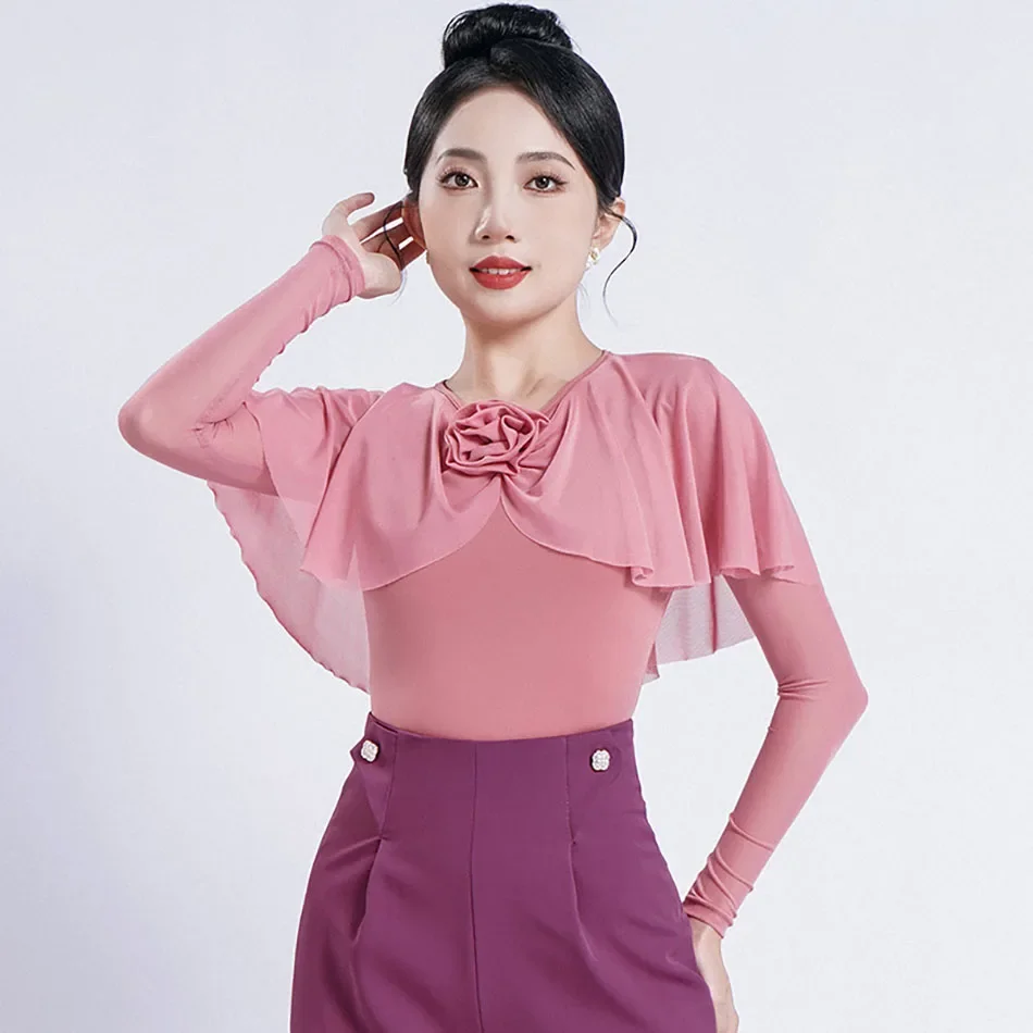 2024 Female Ballroom Dance Bodysuit Professional Latin Dance Performance Clothes Cha Cha Samba Rumba Tops Dance Wear M1109
2024 Female Ballroom Dance Bodysuit Professional Latin Dance Performance Clothes Cha Cha Samba Rumba Tops Dance Wear M1109
