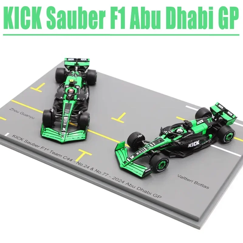 Spark 1/64 KICK Sauber F1 Team C44-No.24 & No.77-2024 Abu Dhabi GP Alloy Toy Motor Vehicle Diecast Metal Model Gifts
Spark 1/64 KICK Sauber F1 Team C44-No.24 & No.77-2024 Abu Dhabi GP Alloy Toy Motor Vehicle Diecast Metal Model Gifts