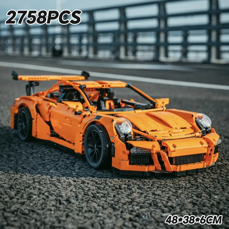 2758pcs MOC Technical Brick Orange Super SportsCar Model Compatible 42056 Building Blocks Kid Educational Toy Birthdays Gifts
2758pcs MOC Technical Brick Orange Super SportsCar Model Compatible 42056 Building Blocks Kid Educational Toy Birthdays Gifts