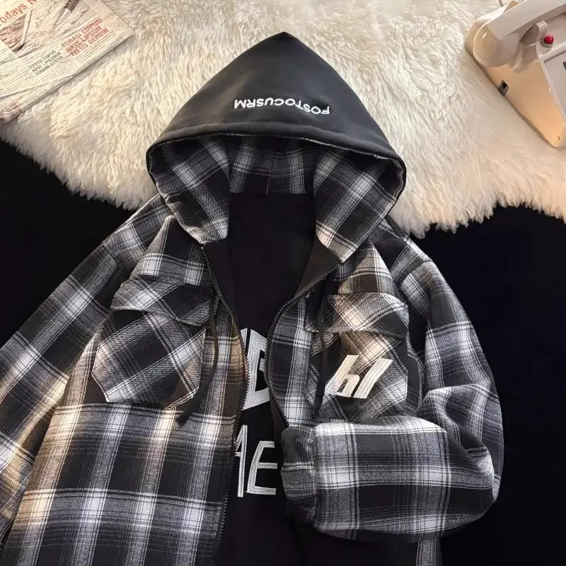 Кардиган-трансформер для подростков больших размеров на молнии, двусторонний, весна-осень, модный, в клетку, верхняя одежда из полиэстера, длинный рукав...
Кардиган-трансформер для подростков больших размеров на молнии, двусторонний, весна-осень, модный, в клетку, верхняя одежда из полиэстера, длинный рукав...