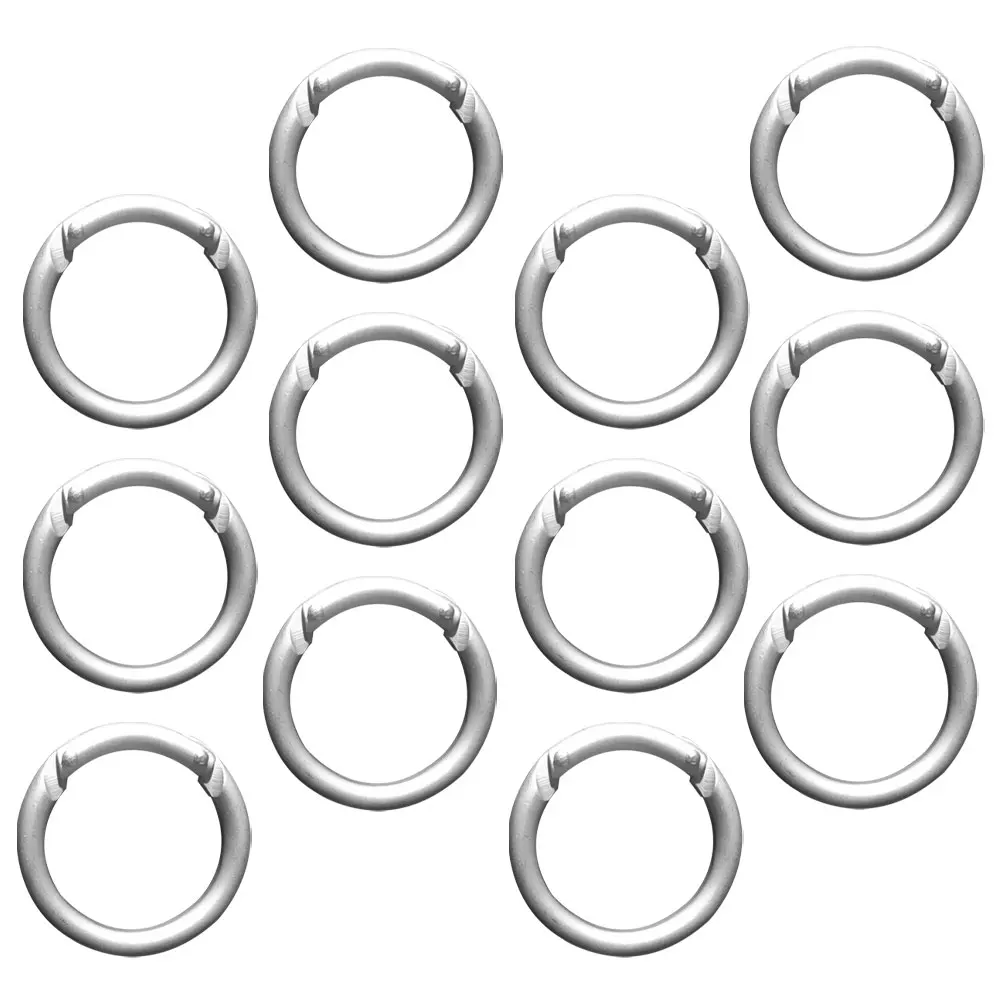 12pcs Aluminum Alloy Carabiner Hooks Climbing Buckle Round Keychain Outdoor Camping Mountaineering Accessories Storage
12pcs Aluminum Alloy Carabiner Hooks Climbing Buckle Round Keychain Outdoor Camping Mountaineering Accessories Storage