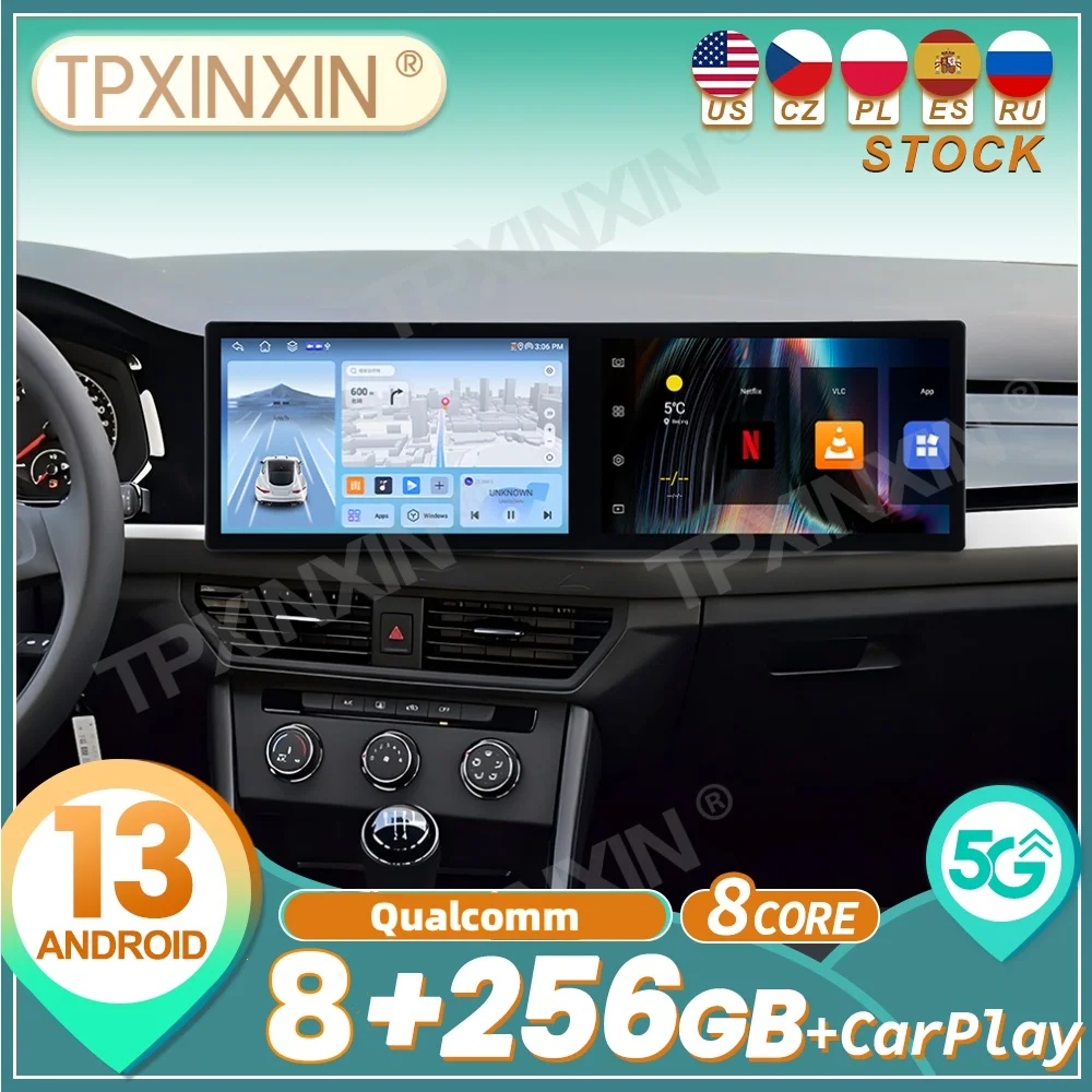 For Volkswagen Bora 2019~2022 Qualcomm Android Carplay Dual Screen Car Radio Automotive Multimedia Player GPS Navi Head Unit
For Volkswagen Bora 2019~2022 Qualcomm Android Carplay Dual Screen Car Radio Automotive Multimedia Player GPS Navi Head Unit