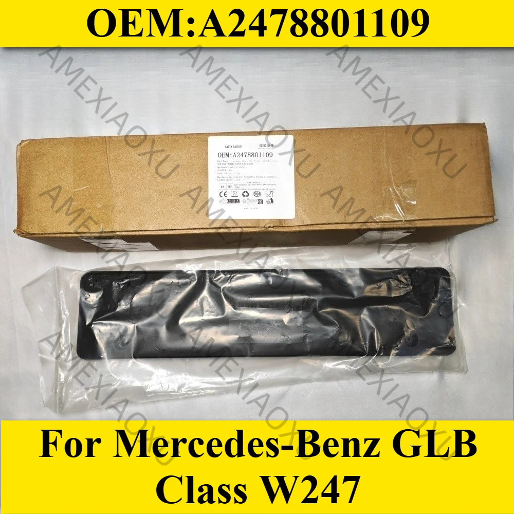 1 PC OEM:A2478801109 For Mercedes-Benz GLB Class W247 Front Bumper License Plate Bracket Support Mount Frame AMEXIAOXU
1 PC OEM:A2478801109 For Mercedes-Benz GLB Class W247 Front Bumper License Plate Bracket Support Mount Frame AMEXIAOXU