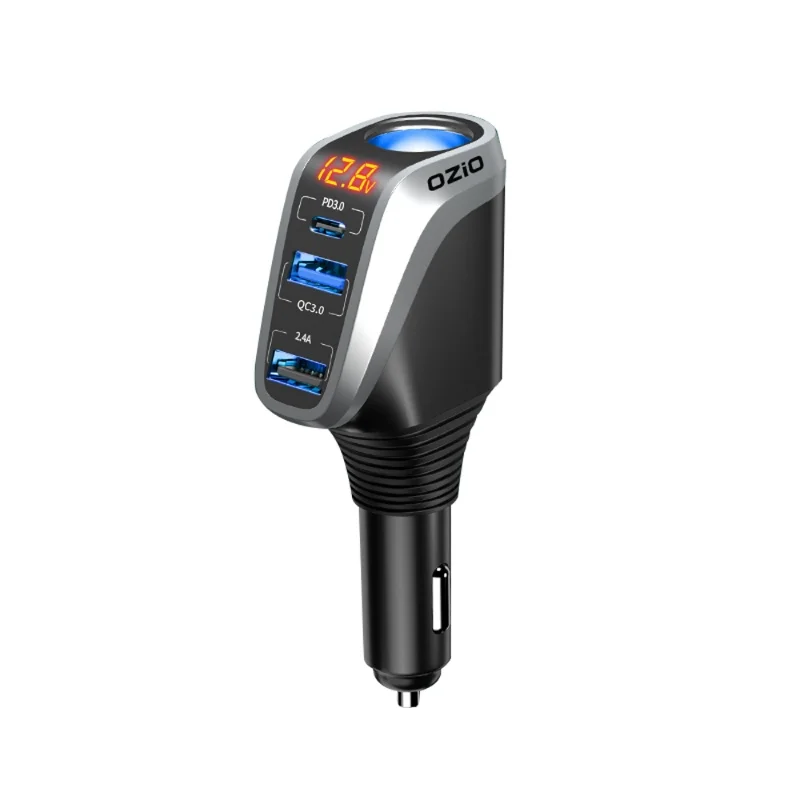 OZiO Car Charge Adapter Multifunctional Quick Charge Device With Voltage Display For 12-24V Car Truck SUV RV
OZiO Car Charge Adapter Multifunctional Quick Charge Device With Voltage Display For 12-24V Car Truck SUV RV
