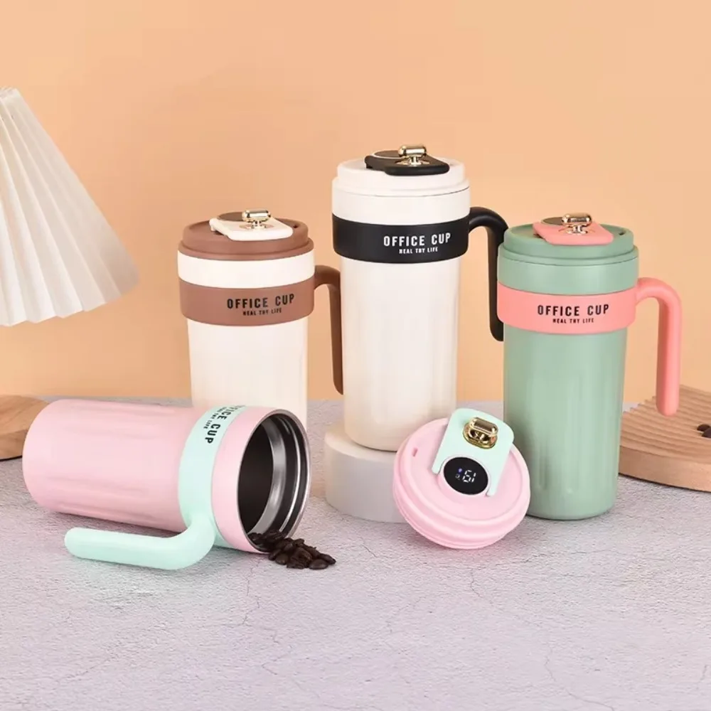 Simple Smart Water Cup Temperature Display 650ml Coffee Cup Stainless Steel With Handgrip Direct Drink Insulated Mug Home
Simple Smart Water Cup Temperature Display 650ml Coffee Cup Stainless Steel With Handgrip Direct Drink Insulated Mug Home