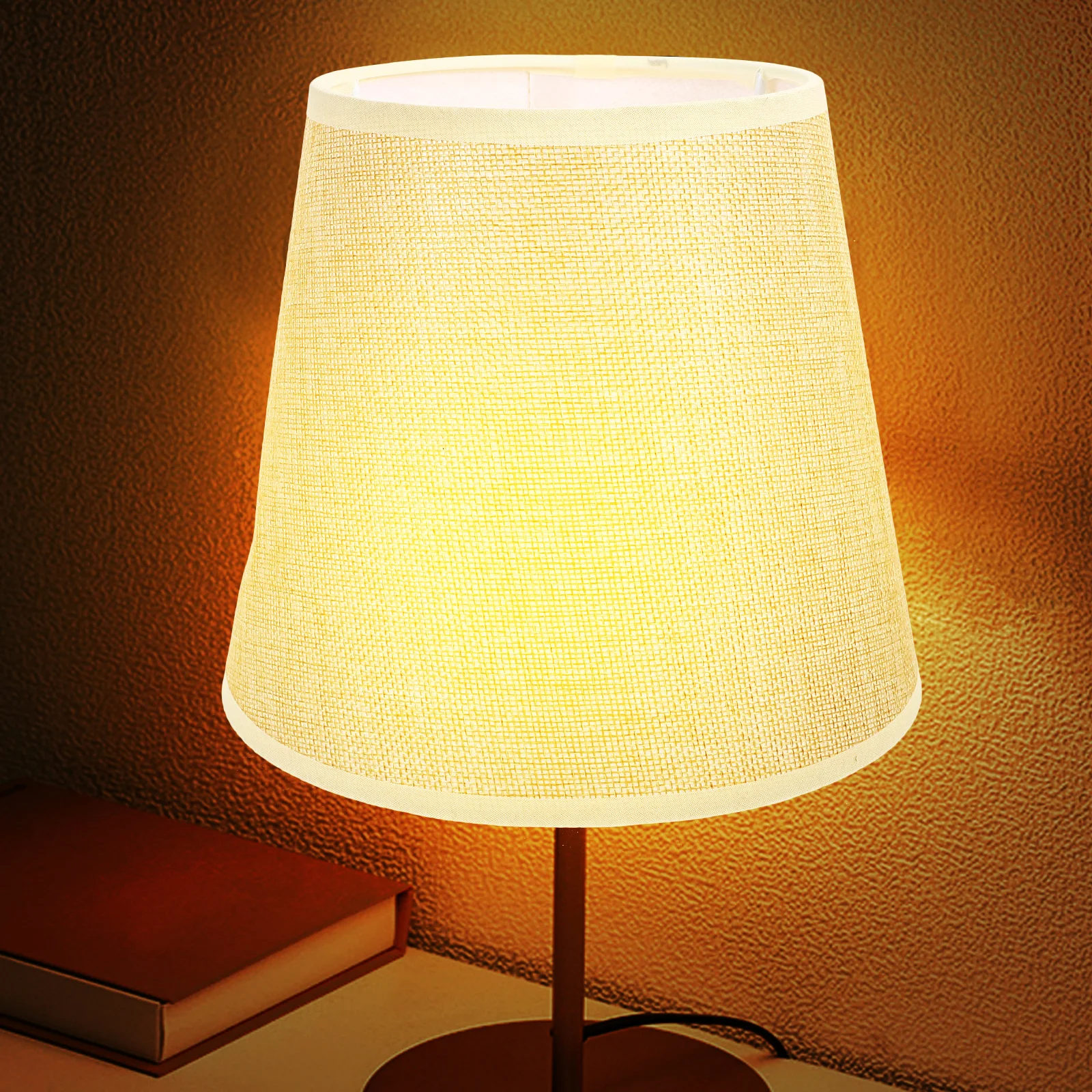 Table Lamp Shade Round Cylinder Linen Fabric Simple Decorative Replacement Lamp Shade Cover for Bedroom Living Room Home 
Table Lamp Shade Round Cylinder Linen Fabric Simple Decorative Replacement Lamp Shade Cover for Bedroom Living Room Home