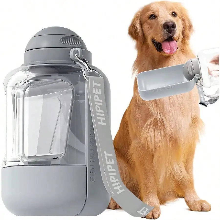 Portable Dog Water Bottle, Leak-Proof Travel Bowl For Large Dogs, Foldable Pet Water Dispenser For Hiking, Camping, Walking Essentials
Portable Dog Water Bottle, Leak-Proof Travel Bowl For Large Dogs, Foldable Pet Water Dispenser For Hiking, Camping, Walking Essentials