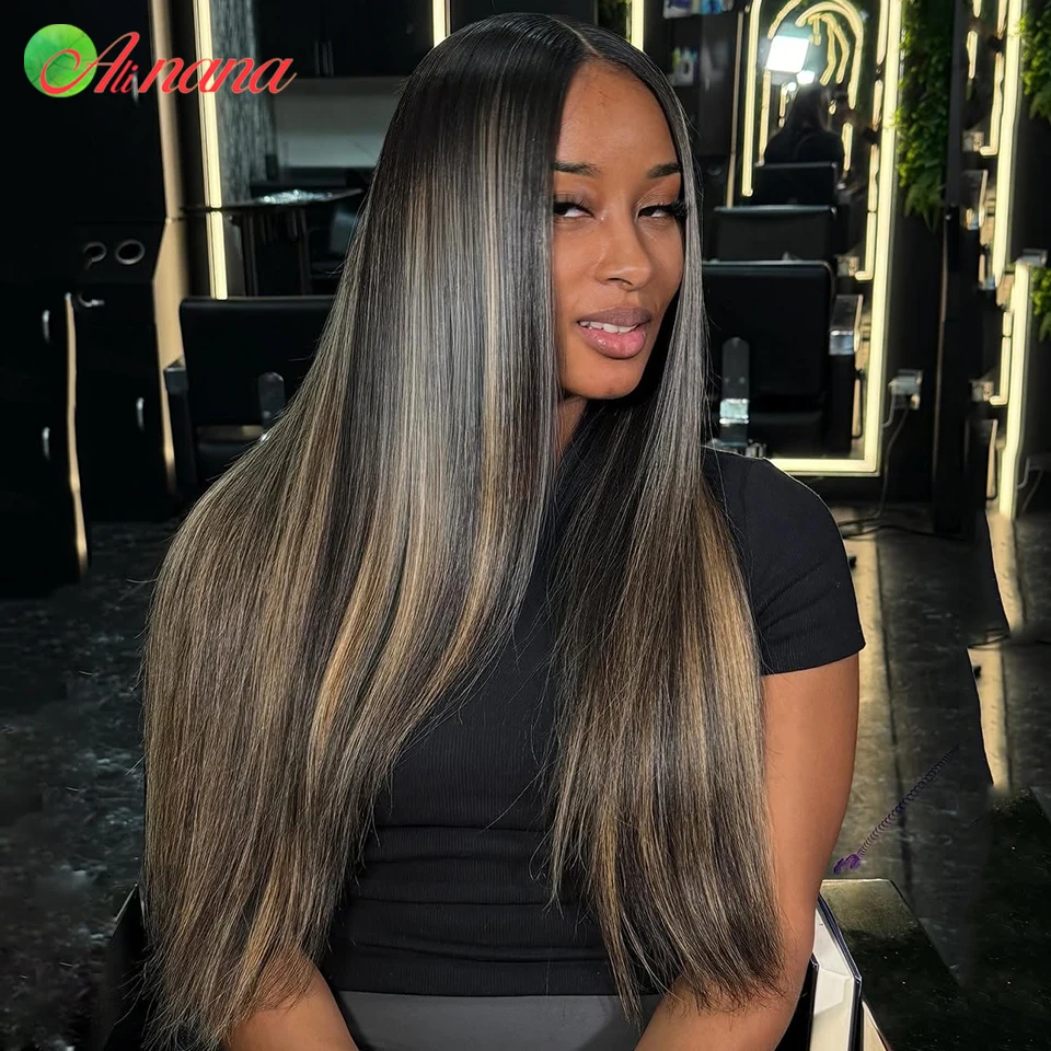 Highlight Brown Blonde Colored 13x6 13x4 Transparent Lace Frontal Wig Straight Hairstyle Pre-Plucked Human Hair Wig For Women
Highlight Brown Blonde Colored 13x6 13x4 Transparent Lace Frontal Wig Straight Hairstyle Pre-Plucked Human Hair Wig For Women