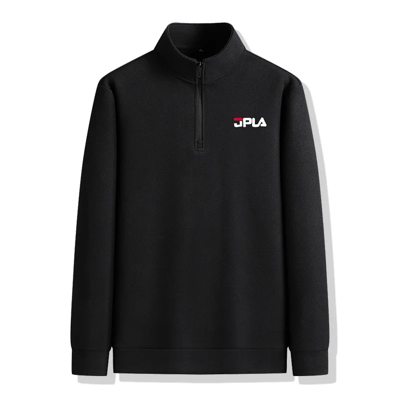 High Quality Man Plus Size Autumn Winter New Stand Collar Half-Zip Double-Sided Velour Letter Pattern Leisure Versatile MensTops
High Quality Man Plus Size Autumn Winter New Stand Collar Half-Zip Double-Sided Velour Letter Pattern Leisure Versatile MensTops