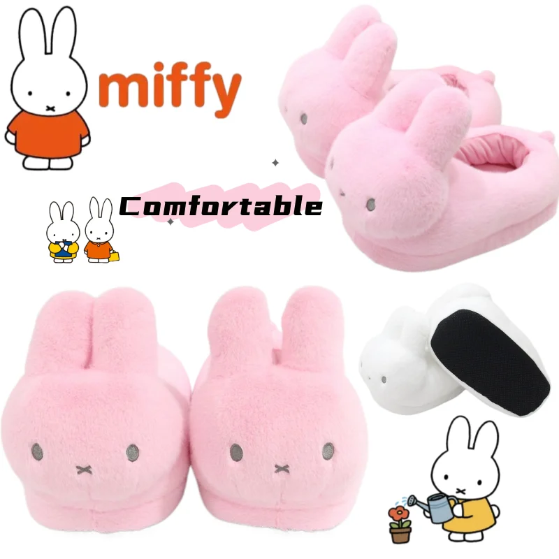 New creative Miffy slippers, non-slip, cartoon high-appearance, warm, fashionable, personalized, comfortable home cotton shoes
New creative Miffy slippers, non-slip, cartoon high-appearance, warm, fashionable, personalized, comfortable home cotton shoes