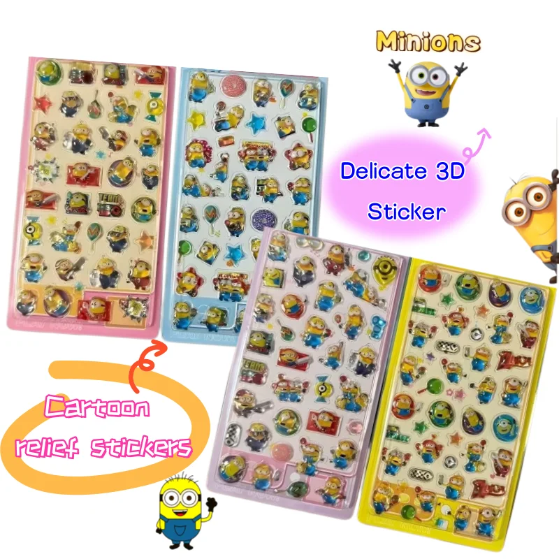 Minions relief stickers high color solid three-dimensional decorative mobile phone case notebook exquisite waterproof stickers
Minions relief stickers high color solid three-dimensional decorative mobile phone case notebook exquisite waterproof stickers