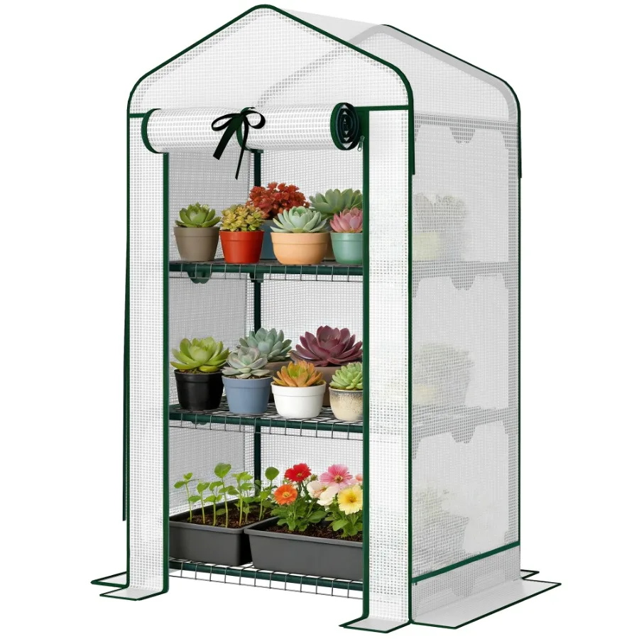 Garden Bed with Mini Greenhouse
Garden Bed with Mini Greenhouse