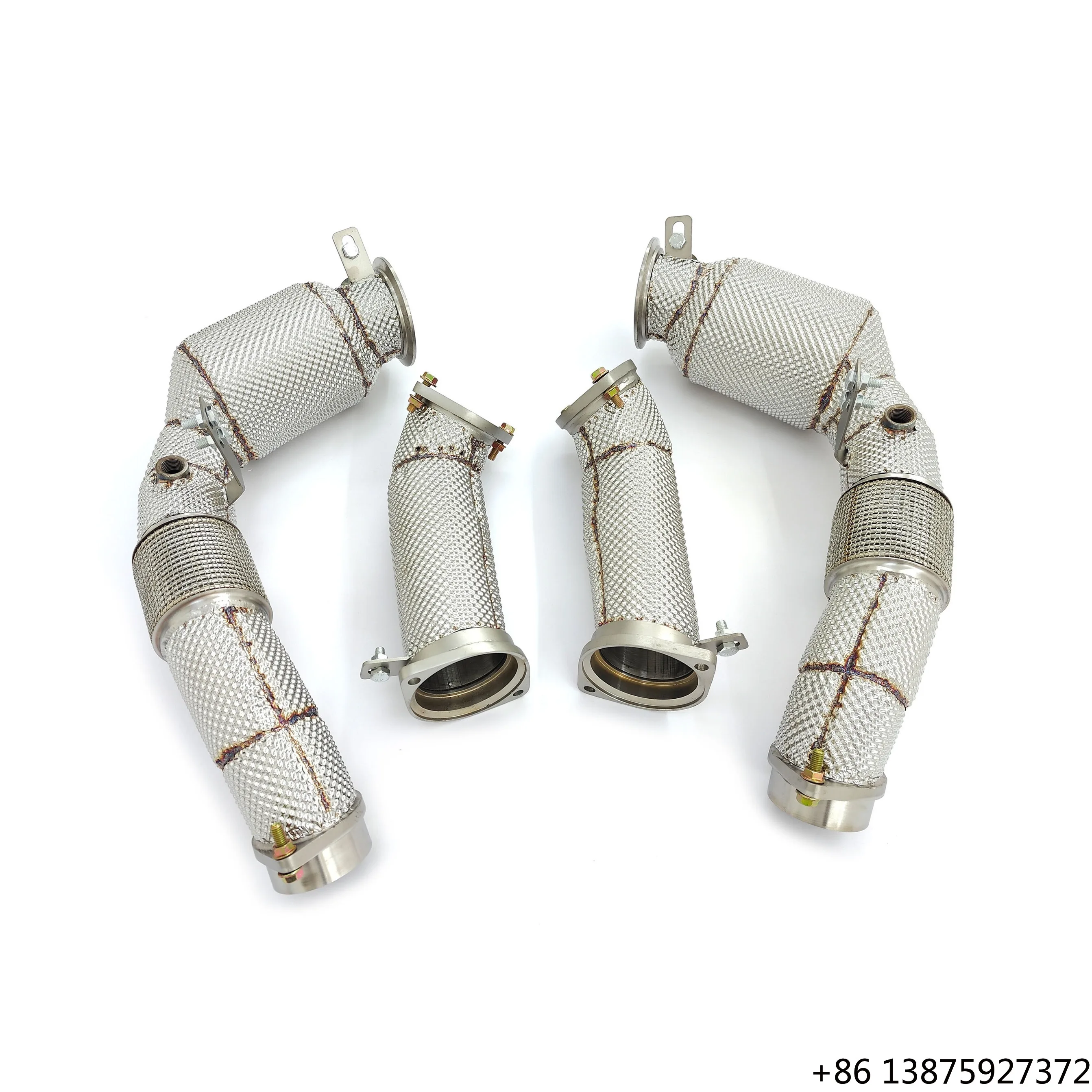 Ecnal Valvetronic for G90 M5 OEM SS304 Stainless Steel Downpipe with Heat Shield
Ecnal Valvetronic for G90 M5 OEM SS304 Stainless Steel Downpipe with Heat Shield